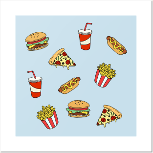 Fast food Posters and Art